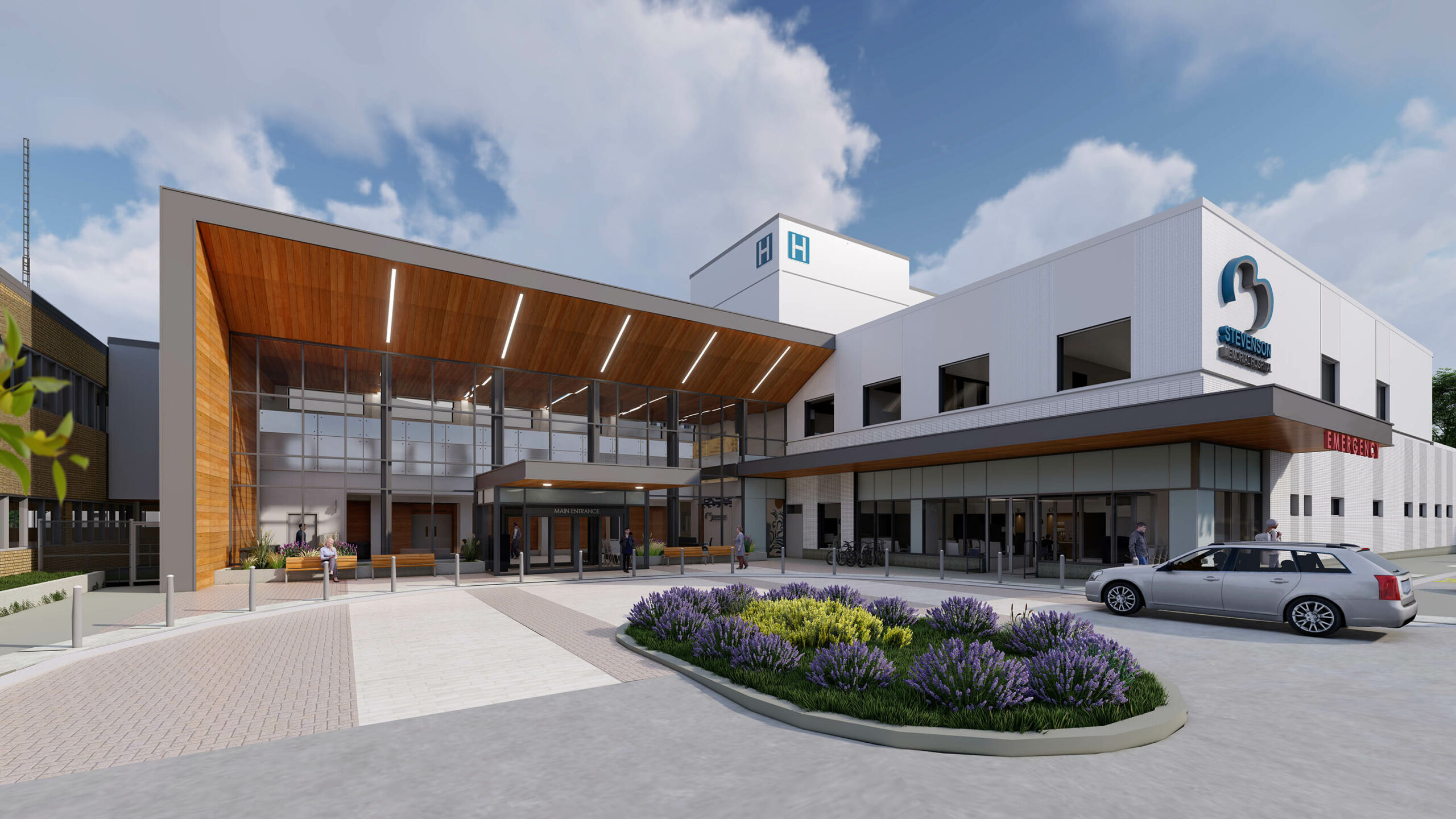 rendering of redevelopment project